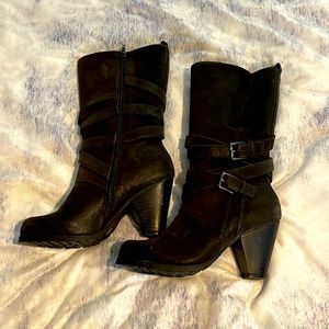Fashion dark grey boots